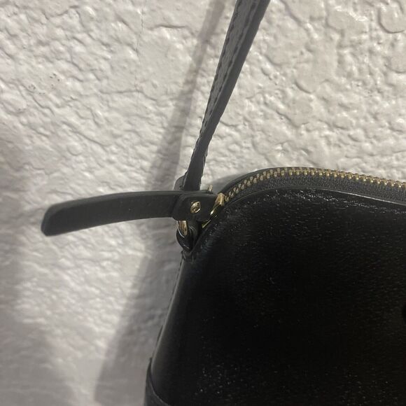 Black Kate Spade Adjustable Crossbody Leather Purse - Picture 4 of 10